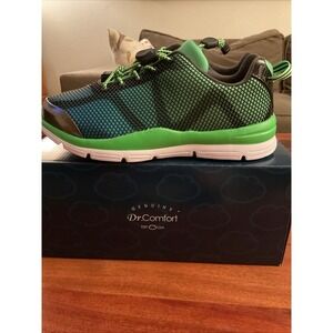 DR. COMFORT Katy Women's Therapeutic Extra Depth Athletic Shoe: Green‎ 7W